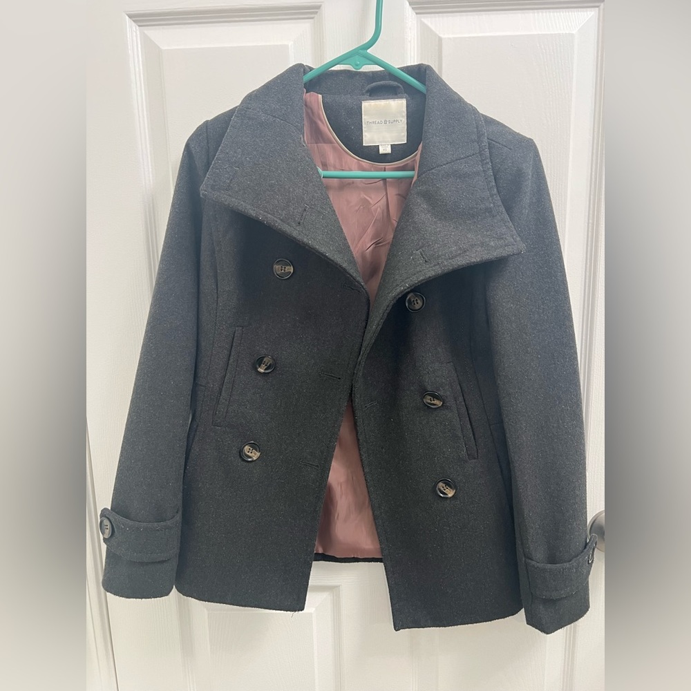 Thread & Supply Double Breasted Peacoat